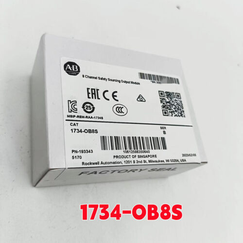 Allen-Bradley 1734-Ob8S 8 Channel Safety Sourcing Output Module 1734Ob8S New Us