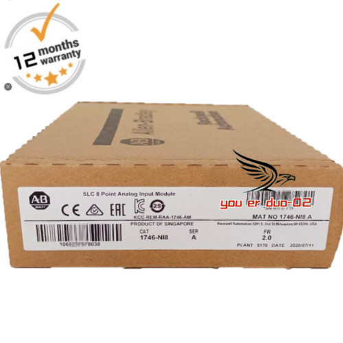 New & Sealed Allen Bradley 1746-Ni8 Slc 500 Plc Analog Input Module  Ab 1746Ni8