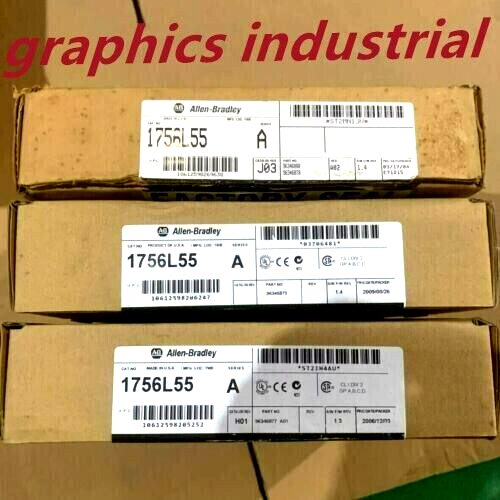 New Sealed Allen Bradley  1756-L55/A Controllogix Cpu Processor Unit Module