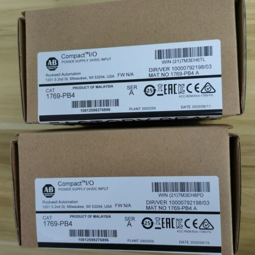 New Ab 1769-Pb4 Sera 1769Pb4 Compactlogix Power Supply 1769Pb4 Factory Sealed