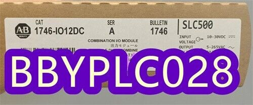 New Factory Sealed Ab 1746-Io12Dc Ser A Slc 500 Combination I/O Module
