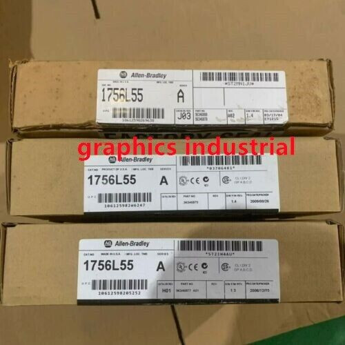 New Factory Sealed 1756-L55 Ser A Controllogix Cpu  Processor Unit Module