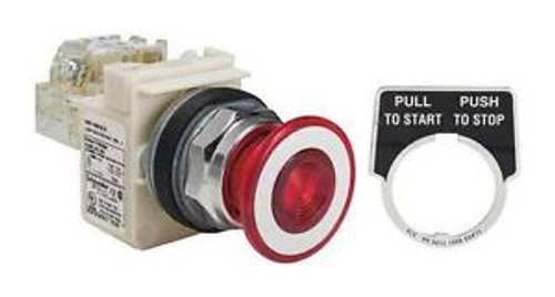 Schneider Electric 9001Kr9P38Lrrh13 Illum Push Button,30Mm,1No/1Nc,Red G6374042