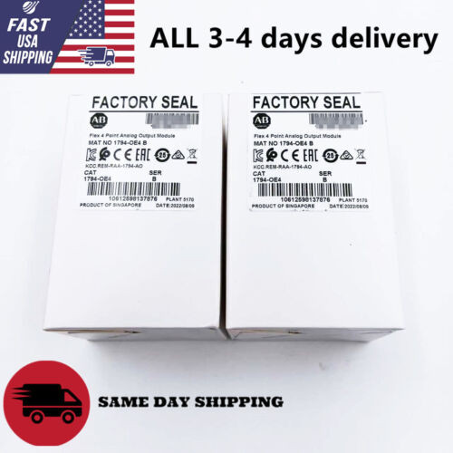 Allen Bradley 1794-Oe4 /B Flex 4 Point Analog Output Module 2022 New Sealed
