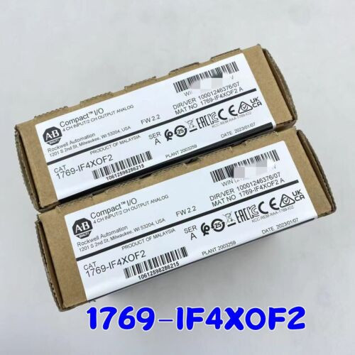 New Allen-Bradley 1769-If4Xof2 /A Combination Analog Module  1769If4Xof2 Ab