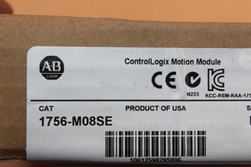 1756-M08Se /B Controllogix 8-Axis Sercos Interface Module New Factory Sealed Ab
