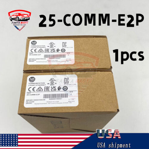 2022 Allen Bradley 25-Comm-E2P 2 Port Ethernet Comm Board Ab 25Comme2P New