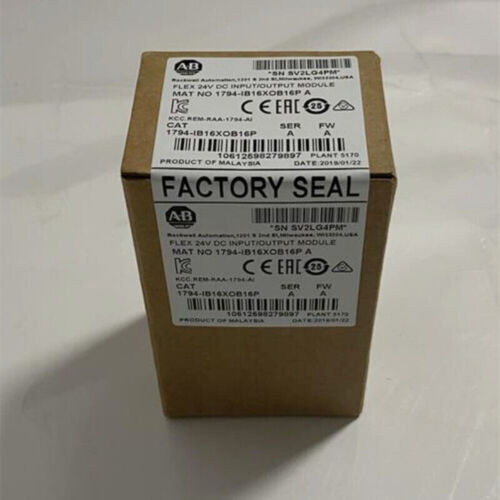 New Sealed Allen-Bradley Ab 1794-Ib16Xob16P Ser A 24V Dc Input/Output Module
