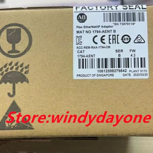 New Factory Sealed Ab 1794-Aent / B Flex I/O Ethernet/Ip Adaptor 1794 Aent