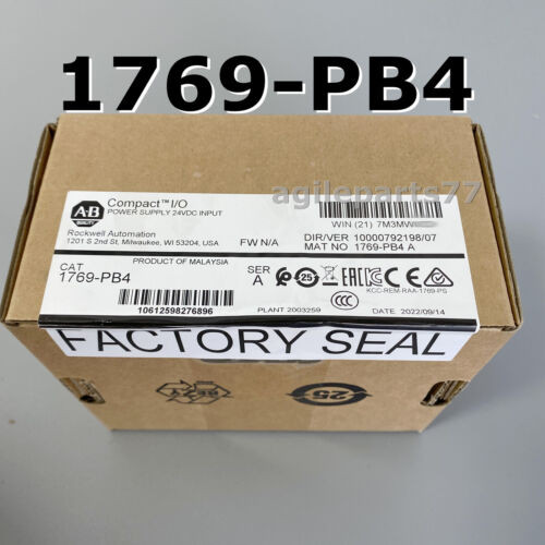 Allen-Bradley 1769-Pb4 Sera 1769Pb4 Compactlogix Power Supply 2023 New Sealed Tx