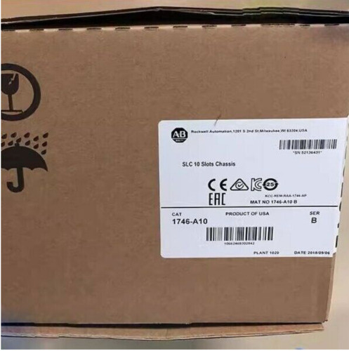 New Sealed Ab 1746-A10/ B Slc-500 Plc Chassis/Rack 10 Slots Module