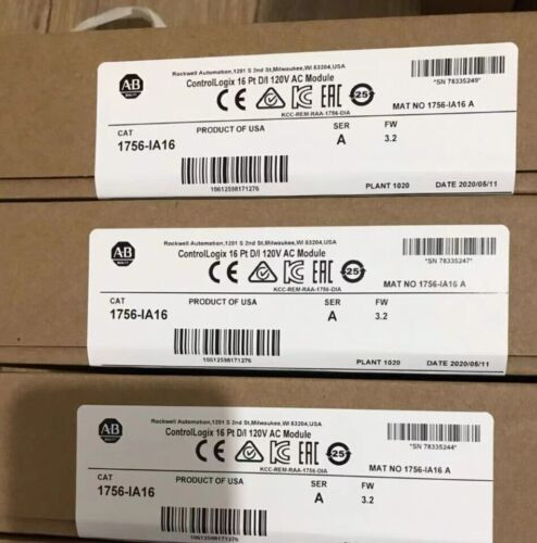 1Pc Brand New Allen-Bradley 1756-Ia16 Controllogix 16Pt Ac Input Module 1756Ia16