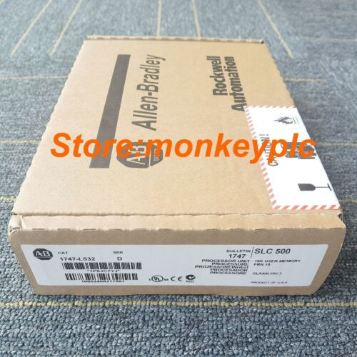 New Sealed Ab 1747-L532 Ser D Slc 500 Plc Processor Unit Module 1747L532