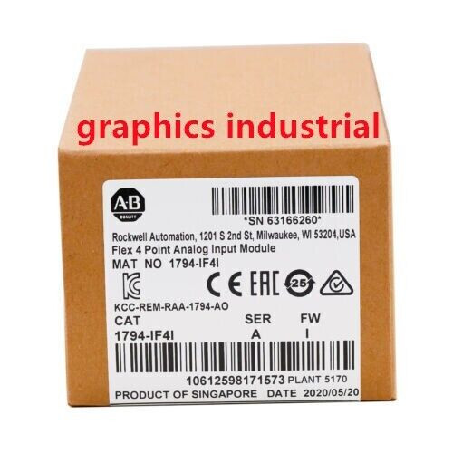 New Allen-Bradley 1794-If4I 1794If4I Ser A Flex 4 Point Analog Input Module Ab