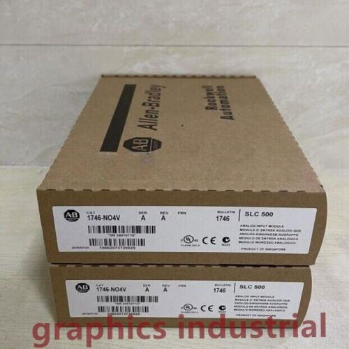 New Factory Sealed 1746-No4V Ab Ser A Slc 500 Plc Analog Output Module