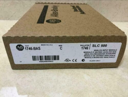 New Factory Sealed Ab 1746-Bas Ser C Slc500 Analog Output Module