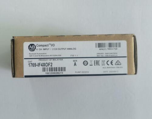 Allen-Bradley New  1769-If4Xof2 Compactlogix 6 Pt A/I And A/O Module