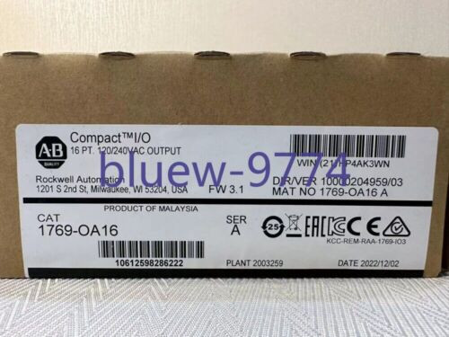 New 1769-Oa16 Allen Bradley Compact 16 Point Output Module