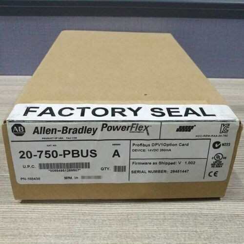 Allen-Bradley 20-750-Pbus Profibus Dpv1Option Card 14Vdc 20750Pbus   Us