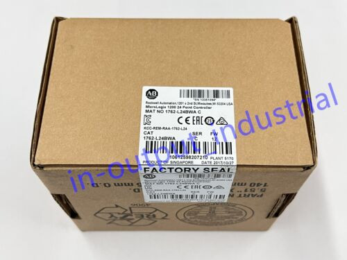 New Factory Sealed Ab 1762-L24Bwa / C Micrologix 1200 24 Point Controller