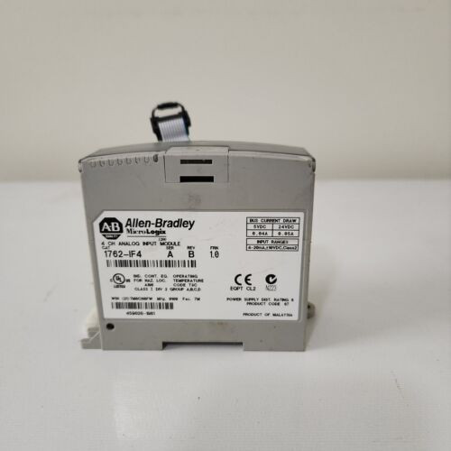 Allen-Bradley 1762-If4  Micrologix Plc Analog Input Module Ser A, Rev B.