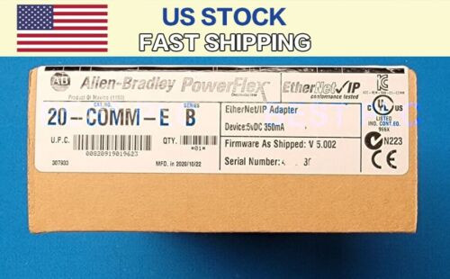 1Pcs 20-Comm-E Allen Bradley Ethernet/Ip Adapter Series B Sealed 20Comme