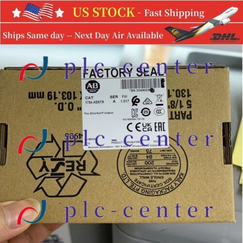 New Factory Sealed Allen Bradley 1794-Aentr  Flex I/O Ethernet/Ip Module