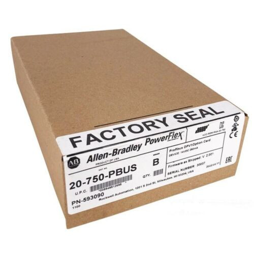 New Factory Sealed Allen-Bradley 20-750-Pbus Profibus Dpv1Option Card 14Vdc