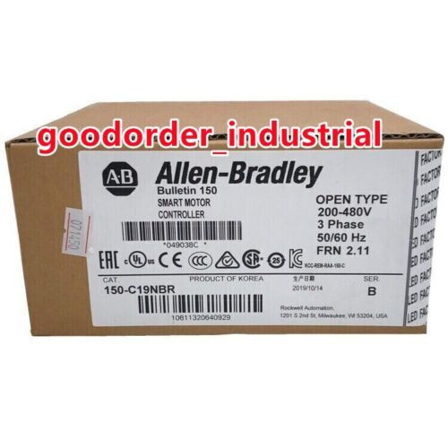 New Factory Sealed Allen Bradley 150-C19Nbr Ser B Smc-3 Smart Motor Controller