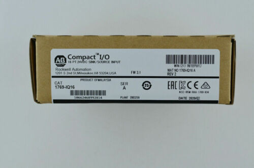 Sealed Allen Bradley 1769-Iq16 Compact I/O Input Module Ab 1769Iq16
