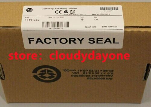New Factory Sealed Ab 1756-L62 / B Controllogix Processor Unit Controller