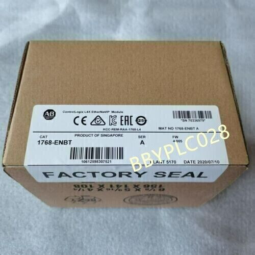 New Factory Sealed Ab 1768-Enbt Ser A Ethernet/Ip Communication Module