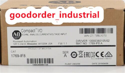 New Factory Sealed Ab 1769-If8 Ser A 8 Pt Analog Input Module 1769If8