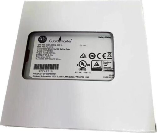 New Factory Sealed Ab 440R-D22R2 Sera Guardmaster Dual Input Di Safety Relay Gsr