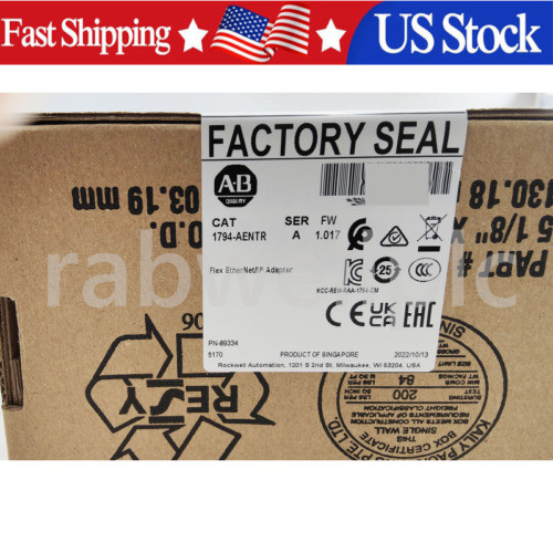 2022-2023 New Allen Bradley 1794-Aentr Ab I/O Module Ethernet Ip Adaptor Ser A