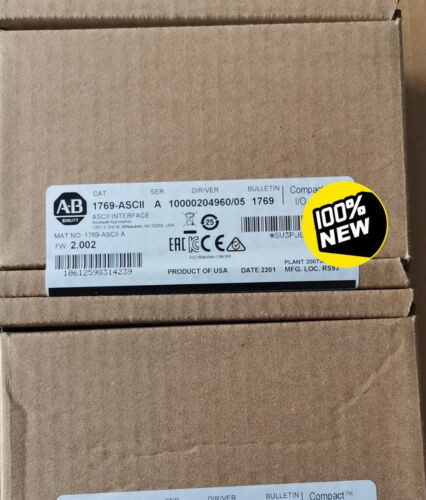 Allen-Bradley 1769-Ascii (1769-Ascii) Interface Module