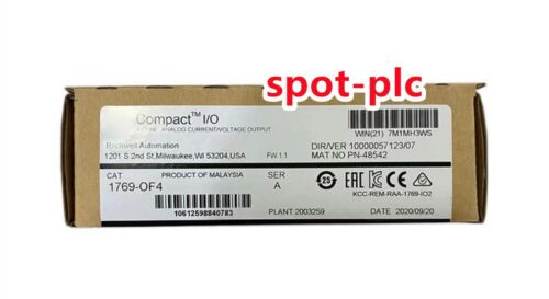 New Factory Sealed Ab 1769-Of4 Ser A Compactlogix Analog Output Module 1769Of4