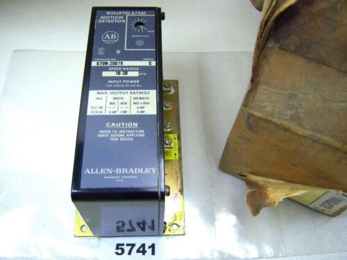 Allen-Bradley Motion Detector 870M-Zod79 10-30 Rpm
