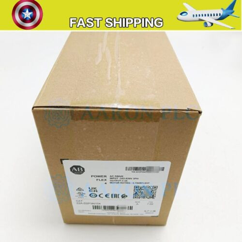 New Allen Bradley 22A-D2P3N104 Powerflex 4 0.75 Kw 1 Hp Ac Drive