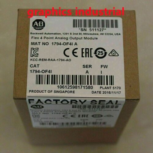 New Allen-Bradley 1794Of4I 1794-Of4I Ser A Flex 4 Point Analog Output Module