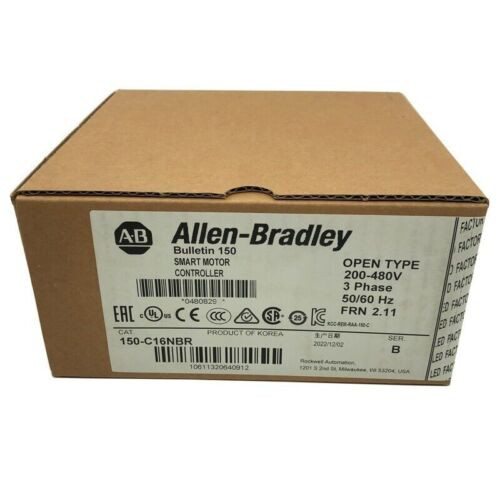 1Pc New Sealed Allen-Bradley 150-C16Nbr Smc-3 16A Smart Motor Controller