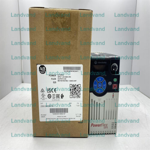 New Sealed Allen Bradley 25B-D4P0N114 525 1.5Kw 2Hp Ac Drive/