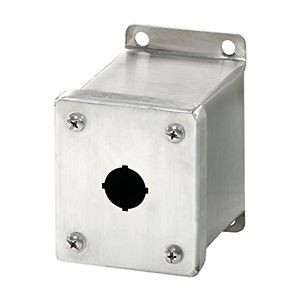 Pushbutton Enclosure, 1 Hole, 22Mm, 316L Ss