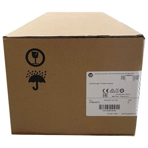 1 Pcs Sealed Allen-Bradley 1756-A13 Series /C Controllogix 13 Slot Chassis Plc