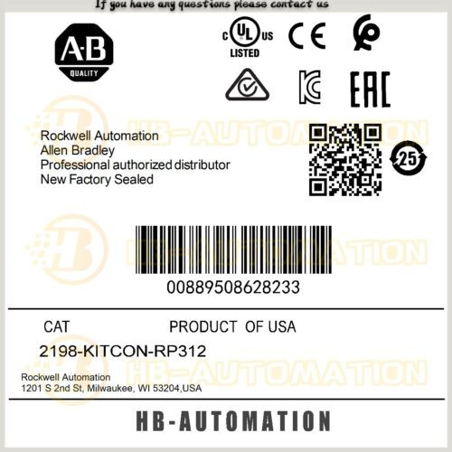 2198-Kitcon-Rp312 Allen Bradley K5700 Connector Kit Afe 440Mm #Zypl
