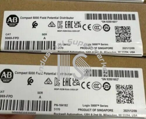 New Factory Sealed Allen Bradley 5069-Fpd Compact I/O Field Potential Distributo