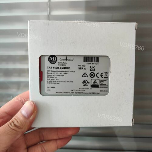 New Allen Bradley 440R-Em4R2D Guardmaster Gsr Emd Delayed Output Expansion