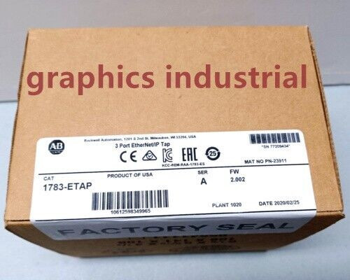 New Sealed Allen-Bradley 1783-Etap /A Fw 2.002 3 Port Ethernet Tap Ab 1783Etap