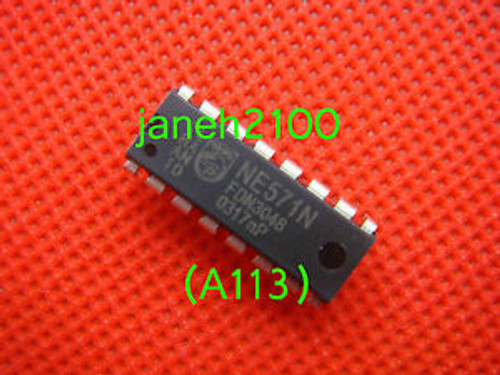 50PC PHILIPS NE571N NE571 Compandor AMP IC ICs NEW DIP16