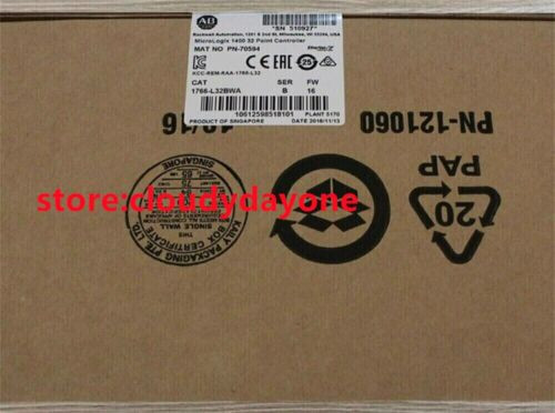 New Factory Sealed Ab 1766-L32Bwa / B Micrologix 1400 32 Point Controller